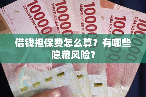 济南借钱担保费怎么算？有哪些隐藏风险？
