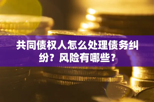 济南共同债权人怎么处理债务纠纷？风险有哪些？