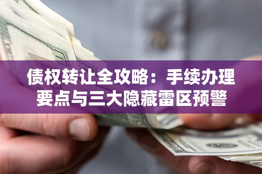 济南债权转让全攻略：手续办理要点与三大隐藏雷区预警