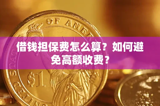 济南借钱担保费怎么算？如何避免高额收费？