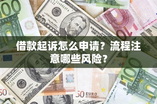 济南借款起诉怎么申请？流程注意哪些风险？