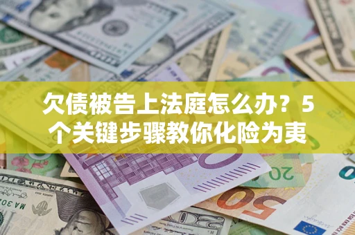 济南欠债被告上法庭怎么办？5个关键步骤教你化险为夷