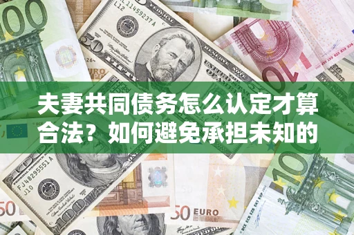 济南夫妻共同债务怎么认定才算合法？如何避免承担未知的债务风险？